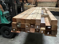 Grenen paal geschaafd/geïmpregneerd - 220-240x8,8x8,8 cm (26x) - afbeelding 4 van  8