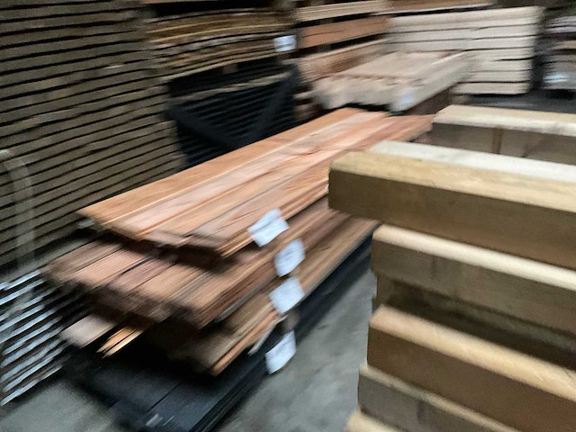 Grenen paal geschaafd/geïmpregneerd - 270x8,8x8,8 cm (32x) - afbeelding 6 van  10