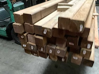 Grenen paal geschaafd/geïmpregneerd - 270x8,8x8,8 cm (32x) - afbeelding 8 van  10