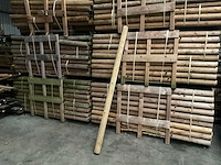 Grenen paal rond gefreesd geïmpregneerd - 240x10x10 cm (50x) - afbeelding 2 van  3