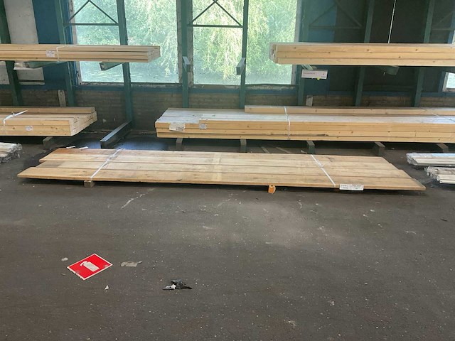Grenen plank 25x250x3950 mm (4x) - afbeelding 4 van  5