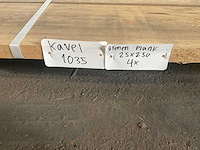 Grenen plank 25x250x3950 mm (4x) - afbeelding 5 van  5