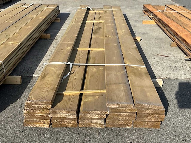 Grenen plank 4000x190x25 mm (26x) - afbeelding 3 van  5