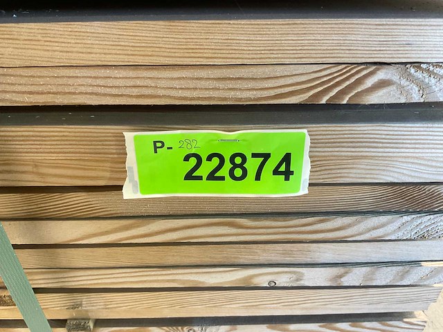 Grenen plank geschaafd 180x20x2 cm (100x) - afbeelding 6 van  6