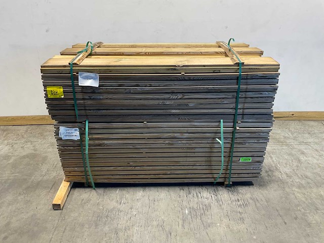 Grenen plank geschaafd 180x20x2 cm (140x) - afbeelding 2 van  4