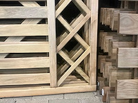 Grenen poort geschaafd recht + trellis 90x100 cm (4x) - afbeelding 3 van  8