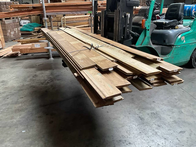 Grenen rabat tuinplank geïmpregneerd - 300x14x1,8 cm (30x) - afbeelding 2 van  3
