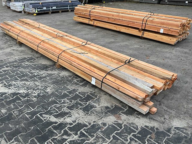 Grenen regel 5x10x500 cm (40x) - afbeelding 1 van  3