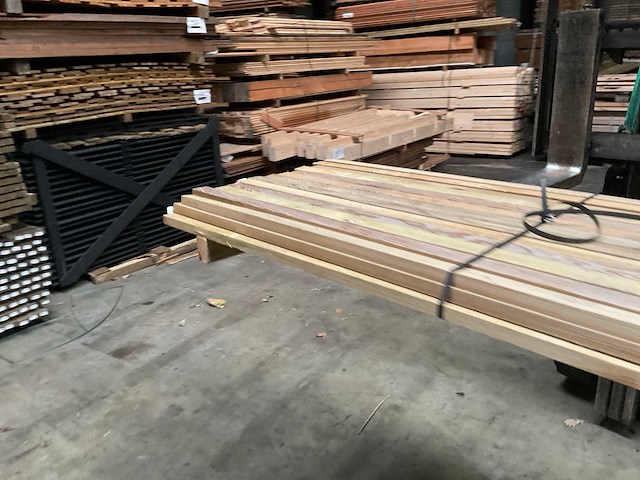 Grenen regel geïmpregneerd - 180x4,5x2,2 cm (40x) - afbeelding 3 van  9