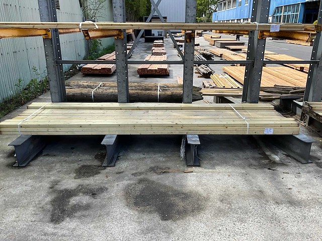 Grenen regel geschaafd regel 3600x95x45 mm (24x) - afbeelding 1 van  3