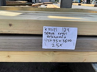 Grenen regel geschaafd regel 3600x95x45 mm (25x) - afbeelding 3 van  3