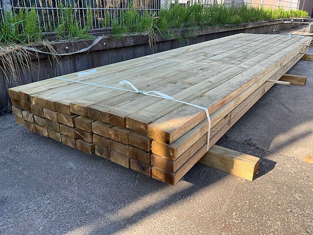 Grenen regels 3600x40x90 mm (40x) - afbeelding 1 van  4