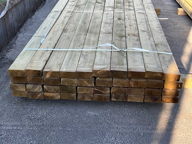 Grenen regels 3600x40x90 mm (40x) - afbeelding 2 van  4