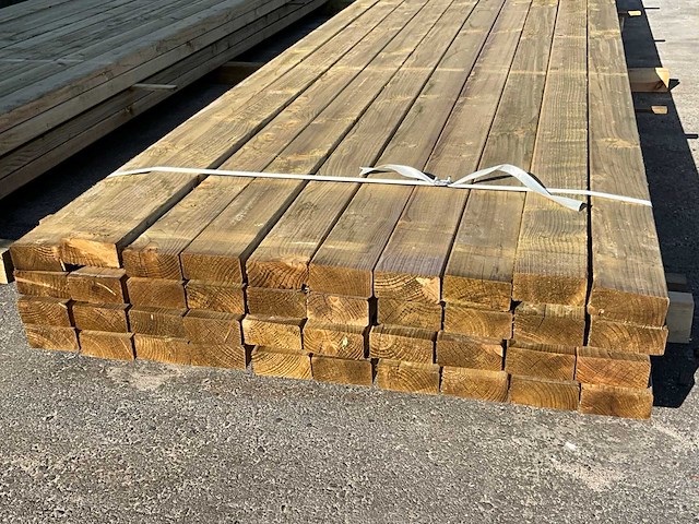 Grenen regels 3600x40x90 mm (40x) - afbeelding 2 van  4