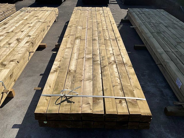 Grenen regels 3600x40x90 mm (40x) - afbeelding 3 van  4