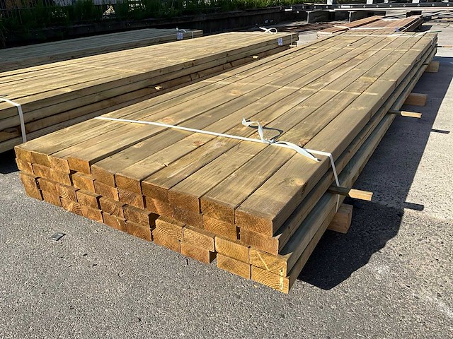Grenen regels 3600x40x90 mm (40x) - afbeelding 1 van  5