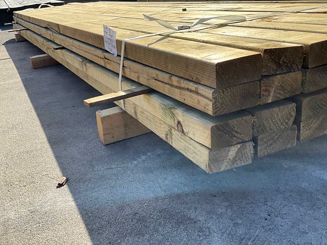 Grenen regels 3600x40x90 mm (40x) - afbeelding 5 van  5