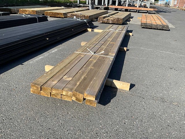Grenen regels 4200x90x40 mm (12x) - afbeelding 1 van  4