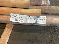 Grenen ronde stok 46mm (15x) - afbeelding 5 van  5