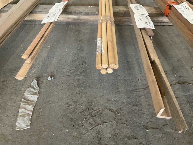 Grenen ronde stok diameter 14 mm (6x) - afbeelding 11 van  15
