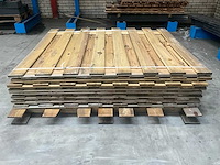 Grenen schutting 150x180 cm (8x) - afbeelding 4 van  5