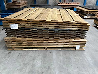Grenen schutting 180x180 cm (13x) - afbeelding 2 van  6