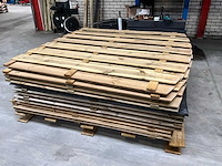 Grenen schutting 180x180 cm (13x) - afbeelding 6 van  6