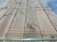 Grenen schuttingplanken kdi bruin 200x16x1,5 cm (216x) - afbeelding 3 van  7