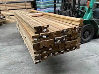 Grenen schuttingppaal geïmpregneerd - 270x8,8x8,8 cm (43x) - afbeelding 1 van  10