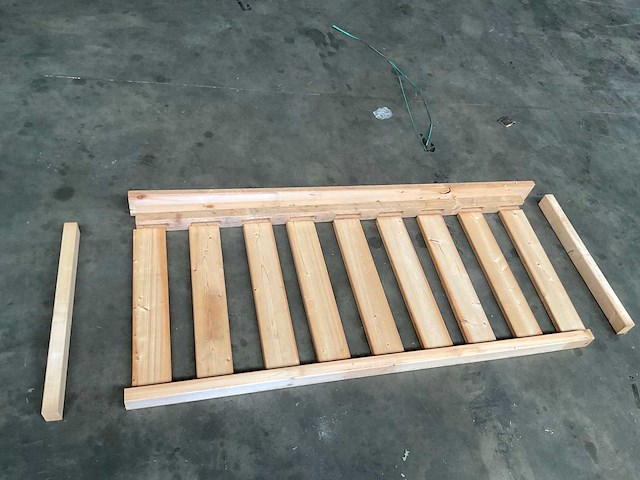 Grenen terrashekwerk geïmpregneerd - 175x4x80 cm (4x) - afbeelding 1 van  9