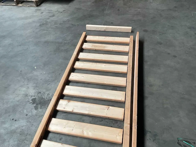 Grenen terrashekwerk geïmpregneerd - 175x4x80 cm (4x) - afbeelding 9 van  9
