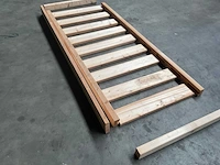 Grenen terrashekwerk geïmpregneerd - 275x4x80 cm (4x)