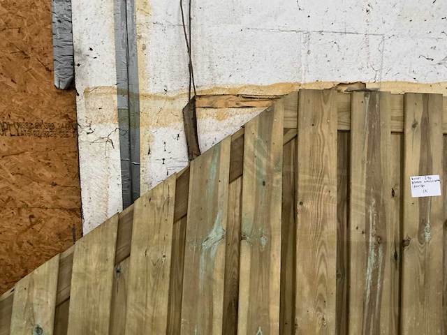 Grenen trellis tuinscherm 180x180 cm - afbeelding 5 van  8