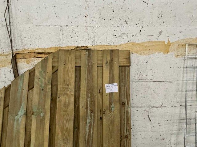 Grenen trellis tuinscherm 180x180 cm - afbeelding 6 van  8