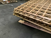 Grenen trellis tuinscherm geïmpregneerd - 180x180 cm (8x) - afbeelding 6 van  11