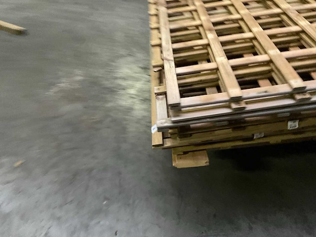 Grenen trellis tuinscherm geïmpregneerd - 180x180 cm (8x) - afbeelding 6 van  11