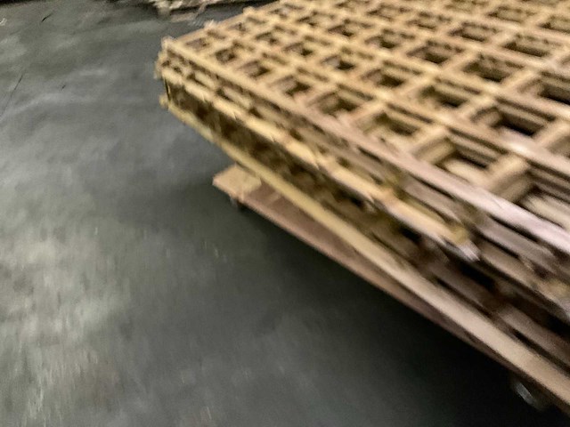 Grenen trellis tuinscherm geïmpregneerd - 180x180 cm (8x) - afbeelding 7 van  11