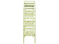 Grenen tuinbank met rozenboog - 130x60x230 cm - afbeelding 2 van  6