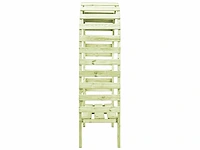 Grenen tuinbank met rozenboog - 130x60x230 cm - afbeelding 2 van  6