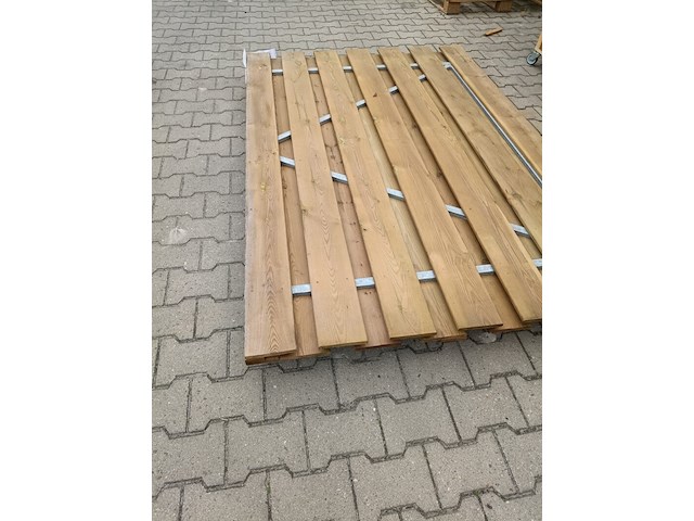 Grenen tuindeur - afbeelding 2 van  3