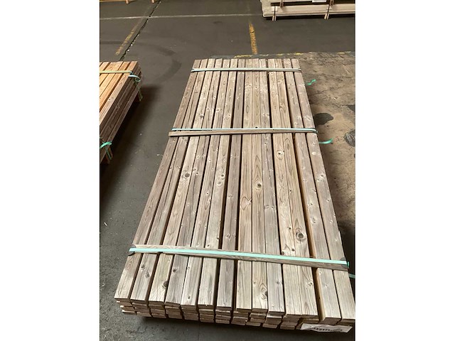 Grenen tuinhout 45x65 mm (56x) - afbeelding 3 van  4
