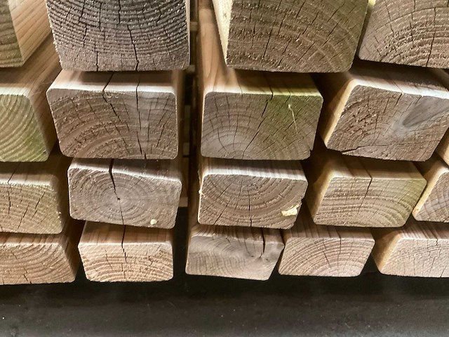 Grenen tuinhout 45x65 mm (56x) - afbeelding 4 van  4