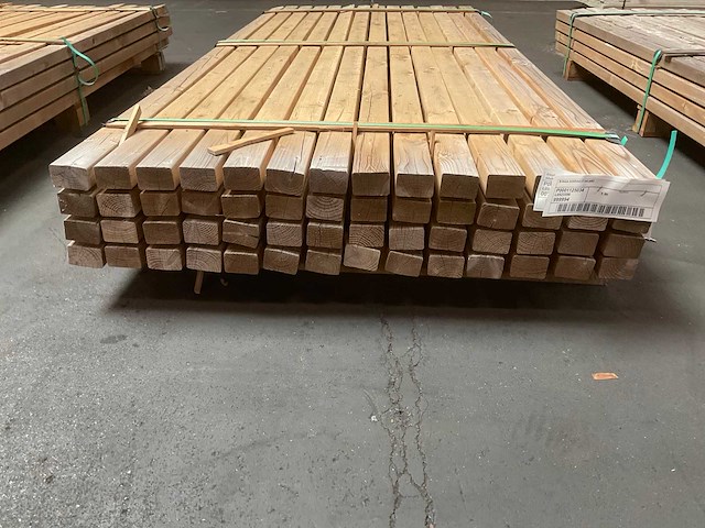 Grenen tuinhout 45x65 mm (56x) - afbeelding 2 van  4