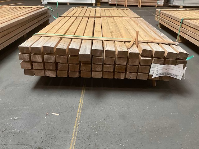 Grenen tuinhout 45x65 mm (56x) - afbeelding 2 van  4
