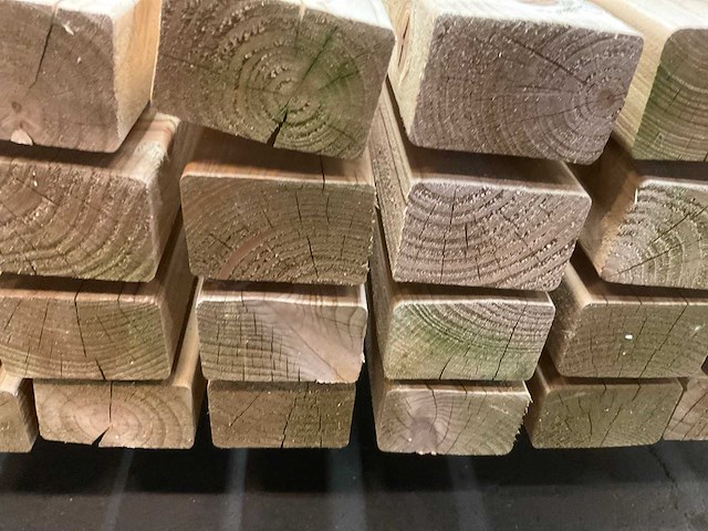 Grenen tuinhout 45x65 mm (56x) - afbeelding 4 van  4