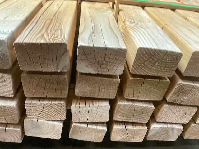 Grenen tuinhout 45x65 mm (56x) - afbeelding 4 van  4