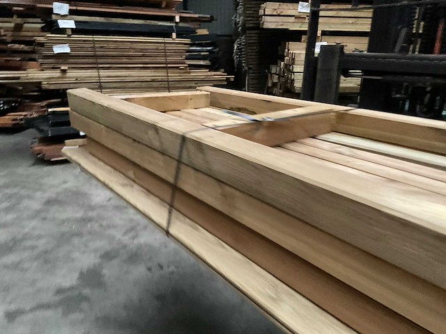 Grenen tuinpaal geïmpregneerd - 180x8,8x8,8 cm (18x) - afbeelding 2 van  9