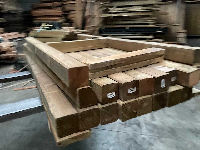 Grenen tuinpaal geïmpregneerd - 180x8,8x8,8 cm (18x) - afbeelding 7 van  9