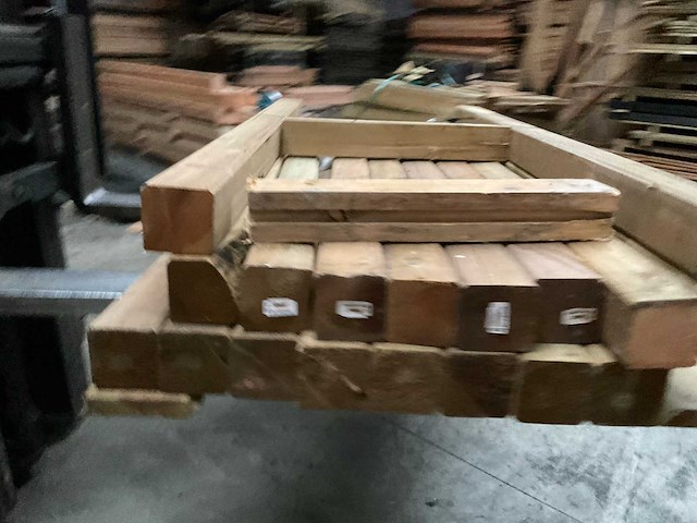Grenen tuinpaal geïmpregneerd - 180x8,8x8,8 cm (18x) - afbeelding 6 van  9