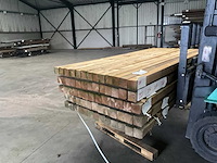 Grenen tuinpaal geïmpregneerd 270x8,8x8,8 cm (13x) - afbeelding 1 van  7